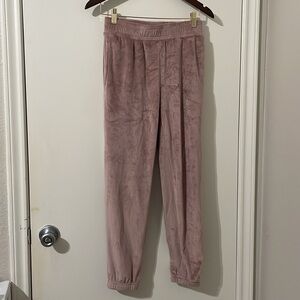 SACRÉ SOLEI VELOUR FAWN PANTS SIZE X SMALL